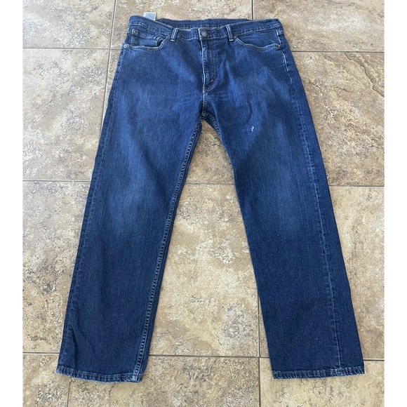 Levi's 505 Jeans Men's Size 40x32 Straight Leg Denim Blue Jeans Fit 40X30 - Picture 2 of 8
